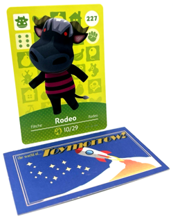 Animal Crossing Nintendo Amiibo - RODEO #227 - Series 3 Authentic Card - Image 1