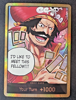 DON!! Card (Gol.D.Roger) (Gold) Carrying On His Will Foil - Image 1