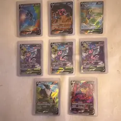 Pokemon TCG 9 Card Lot V Full Art Holo Chinese Mew Zamazenta Drapion - Image 1