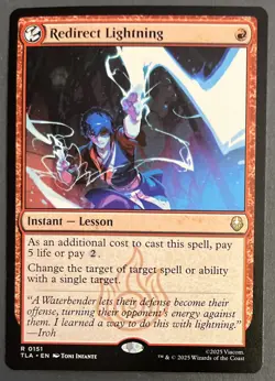 MTG Redirect Lightning Avatar: The Last Airbender Magic The Gathering 0151 Card - Image 1
