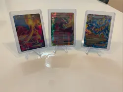 Charizard Ex Pokemon 3 Card Lot: 2013 Flashfire Holo, 2014 Mega, 2016 Basic Ex - Image 1