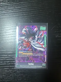 Turles FB08-049 Leader Alt Art Saiyan's Pride Dragon Ball English Card Fusion W - Image 2