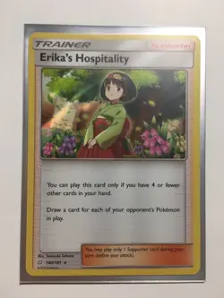 Erika’s Hospitality 140/181- Team Up Holo Rare- MINT Pokemon Card - Image 1