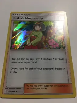 Erika’s Hospitality 140/181- Team Up Holo Rare- MINT Pokemon Card - Image 3