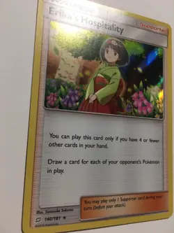 Erika’s Hospitality 140/181- Team Up Holo Rare- MINT Pokemon Card - Image 4