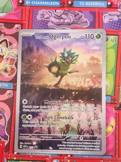 Teal Mask Ogerpon 123 Sv: Scarlet & Violet Promo Cards Holo - Image 1