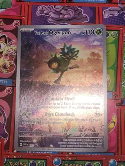 Teal Mask Ogerpon 123 Sv: Scarlet & Violet Promo Cards Holo - Image 2