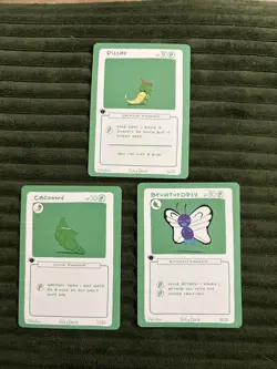 Pokederp - Bruhturdfly, Cacoony, Pillar- Custom Derpy Cards - Fan Art - Image 1