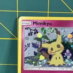*HD Swirl* Pikachu SM162 Mimikyu SM163 Promo Team Up Blister Pokemon Card - Image 5