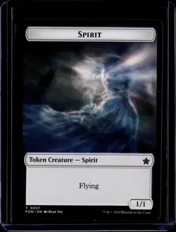 Cat / Spirit - Token - 1/7 - FDN - NM - MTG Magic the Gathering - Image 2