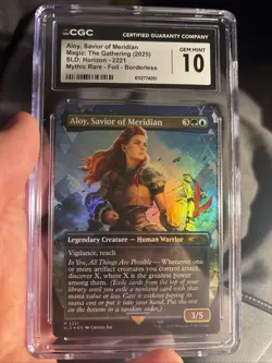 Aloy, Savior of Meridian (Rainbow Foil) - Secret Lair Drop - CGC Gem Mint 10 - Image 1