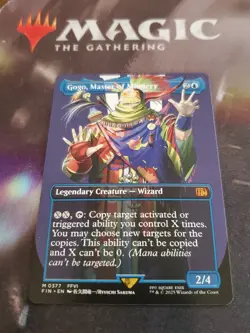 Mtg. Gogo, Master of Mimicry. Borderless. Final Fantasy. Pack Fresh - Image 1