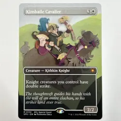 1x Kinsbaile Cavalier Mythic Borderless #130 - Lorwyn Eclipsed Special Guests - Image 1