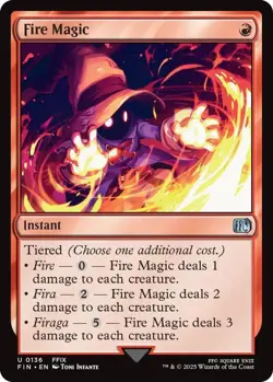 Fire Magic #136 NM U Foil MTG Final Fantasy - Image 1