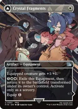 Crystal Fragments (Borderless) #357 NM U NonFoil MTG FF - Image 1