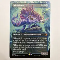 Wistfulness (Borderless) 296 Mythic NM Lorwyn Eclipsed - Image 1