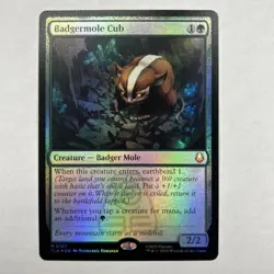 Badgermole Cub #167 Mythic Foil NM - MTG Avatar: The Last Airbender TLA - Image 1