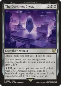 The Darkness Crystal #96 NM Rare NonFoil - MTG Final Fantasy - Image 1