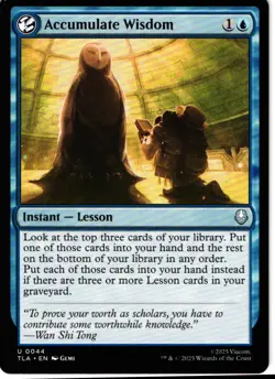 Accumulate Wisdom 44 NM NonFoil - MTG Avatar - Image 1