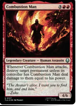 Combustion Man 127 U Foil - MTG Avatar - Image 1