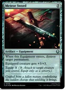 Meteor Sword 258 U Foil - MTG Avatar - Image 1