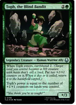 Toph, the Blind Bandit 198 U Foil - MTG Avatar - Image 1