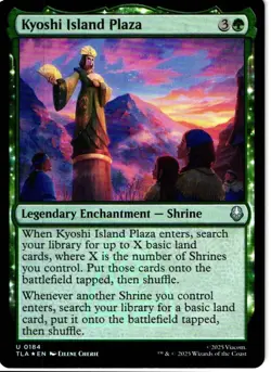 Kyoshi Island Plaza 184 U Foil - MTG Avatar - Image 1