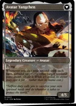 The Legend of Yangchen 27 NM Mythic NonFoil - MTG Avatar - Image 2