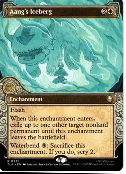 Aang's Iceberg (Showcase) 336 Borderless NM NonFoil MTG Avatar - Image 1