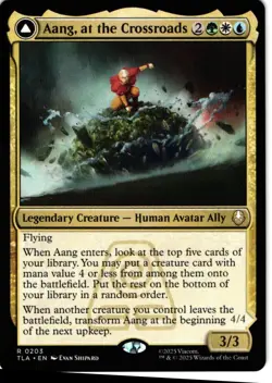 Aang, at the Crossroads 203 Rare NM NonFoil - MTG Avatar - Image 1