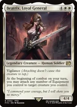 Beatrix, Loyal General 554 NM - MTG: Final Fantasy - Image 1
