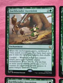 4x Earthbender Ascension **NEAR MINT** **UNPLAYED** MTG - Image 2