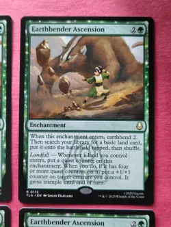 4x Earthbender Ascension **NEAR MINT** **UNPLAYED** MTG - Image 3
