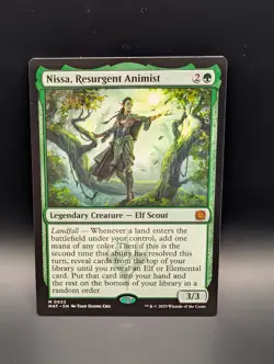 MTG - Nissa, Resurgent Animist - Legendary Creature- MAT #22 - Mythic -NM - Image 1