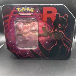 Pokemon TCG Team MewTwo Destined Rivals Tin Brand New Factory Sealed - Image 1