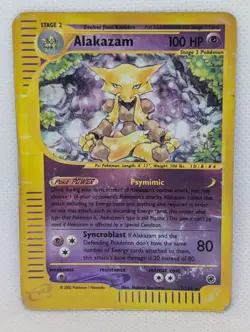 Alakazam 001/165 Expedition Base Set Reverse Holo Rare Pokemon TCG Nintendo - Image 1