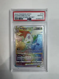 Pokemon TCG Shaymin VSTAR Sword & Shield Brilliant Stars-Secret PSA 10 - Image 1