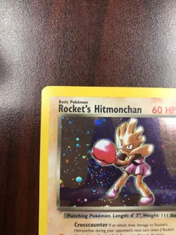Pokemon Rocket's Hitmonchan 11/132 Gym Heroes Holofoil - LP - Image 2