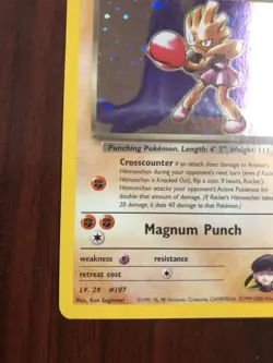 Pokemon Rocket's Hitmonchan 11/132 Gym Heroes Holofoil - LP - Image 5