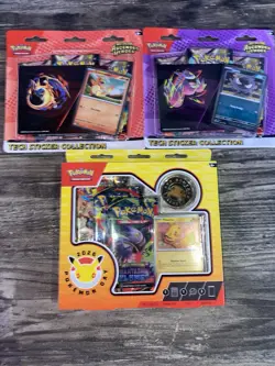 Ascended Heroes Tech Sticker Collection Charmander&Gastly Promo&2026 POKEMON DAY - Image 1