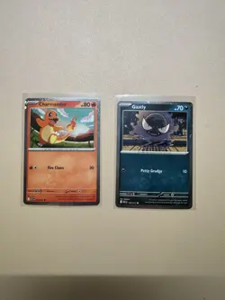 Pokemon ASCENDED HEROES Charmander & Gastly COSMO HOLO PROMOS 020 & 123 NM/M - Image 1