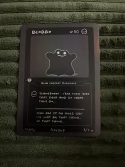 Blobbo (Ditto) 5/7 - 1st Edition Pokederp First Print Fan Art - Pokemon - Image 1