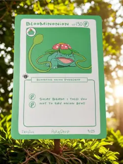 Bloominonion (Venusaur) 9/25 - 1st Edition Pokederp First Print Fan Art- Pokemon - Image 1