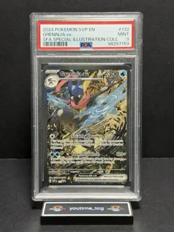 2024 Pokemon Svp En-Sv BSPSfa Special Illustration Coll. Greninja Ex #132 PSA 9 - Image 1