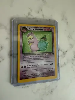Pokemon _ Dark Slowbro 12/82 Holo _ Team Rocket _ Raw _ NM - Image 3