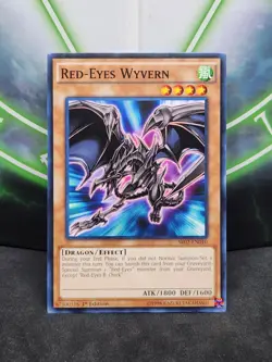 Yugioh Red-Eyes Wyvern SR02-EN010 Common 1st Edition NM - Image 1