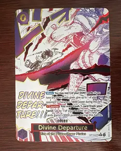 One Piece TCG Divine Departure Alt Art OP13-076 Carrying On His Will English NM - Image 1