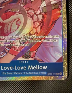 One Piece TCG Love-Love Mellow ST03-017 Boa Hancock Premium collection English - Image 4