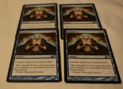 Magic card: 4x Flashfreeze, Blue Uncommon Instant, Magic 2011, 2010 - Image 1