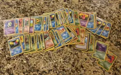 Lot Of 102-Vintage Fossil Regular Rare Pokemon TCG Cards-Psyduck/Slowbro/Grimer - Image 1